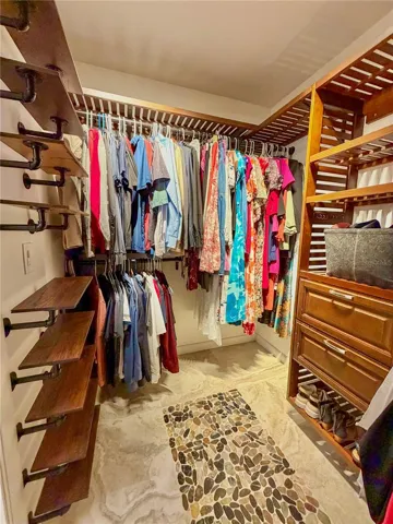 Master walk-in closet