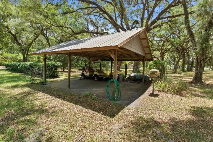 rear of property additional carport or storage