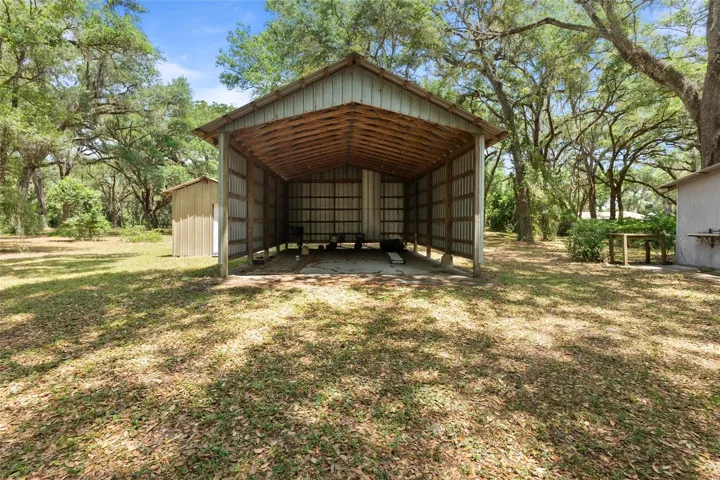 Plenty of storage or RV storage