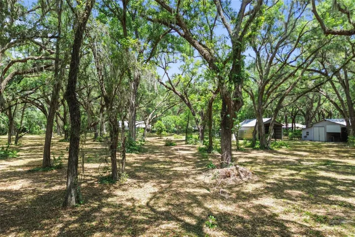 west side of property