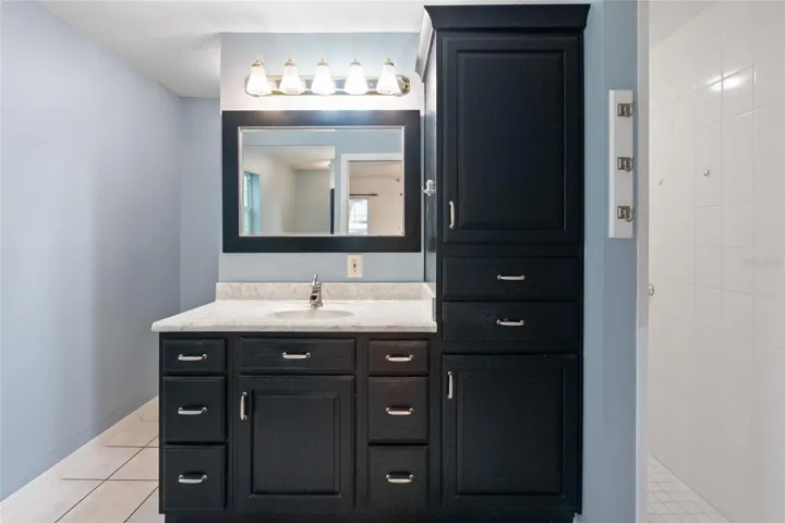 Primary bath w/built-ins