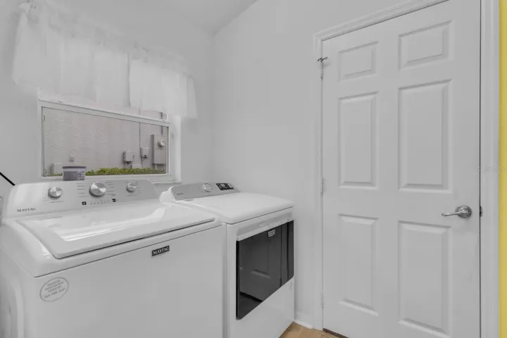 Indoor laundry room