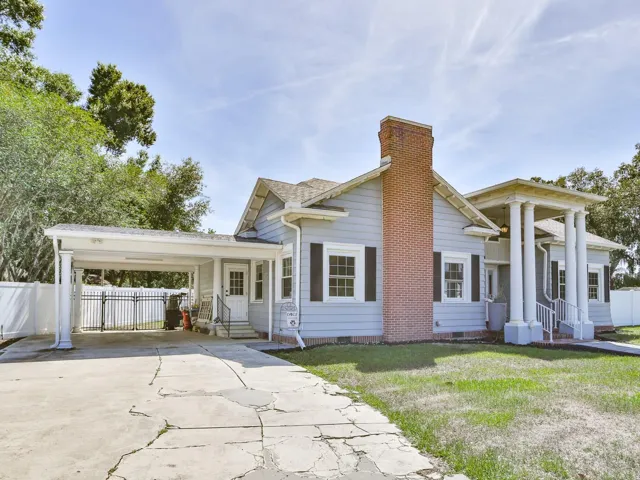 View of the carport.