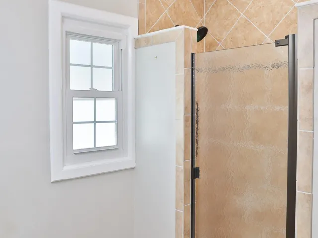 Bath room attached to bedroom.