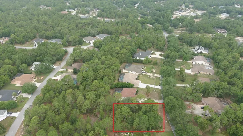 Aerial View of Lot