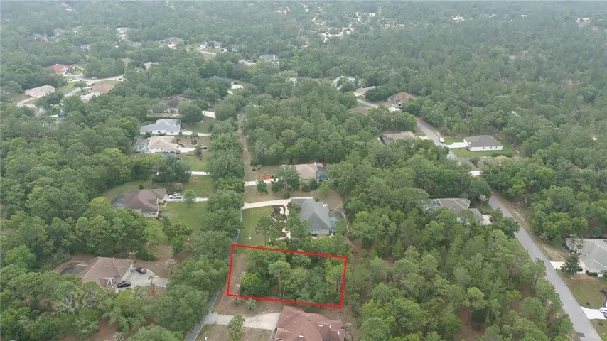 Aerial View of Lot