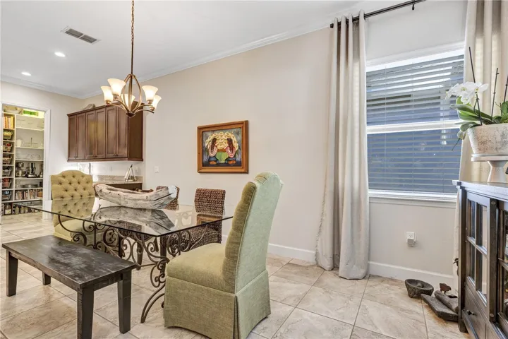 Dining area of great room.