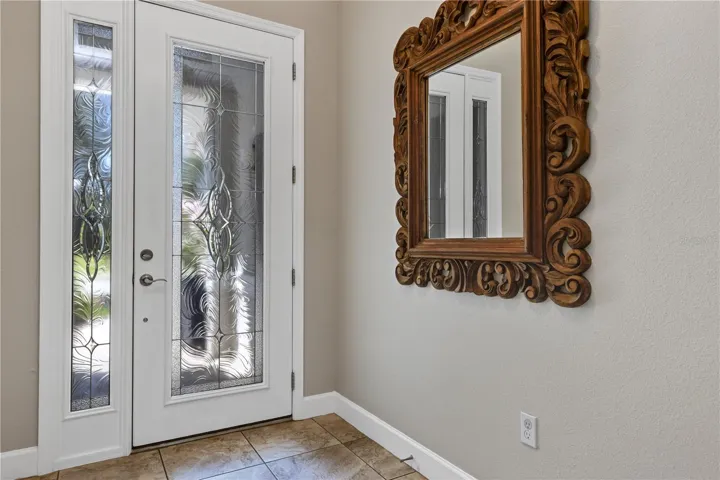 Beveled 8 ft. door and mirror