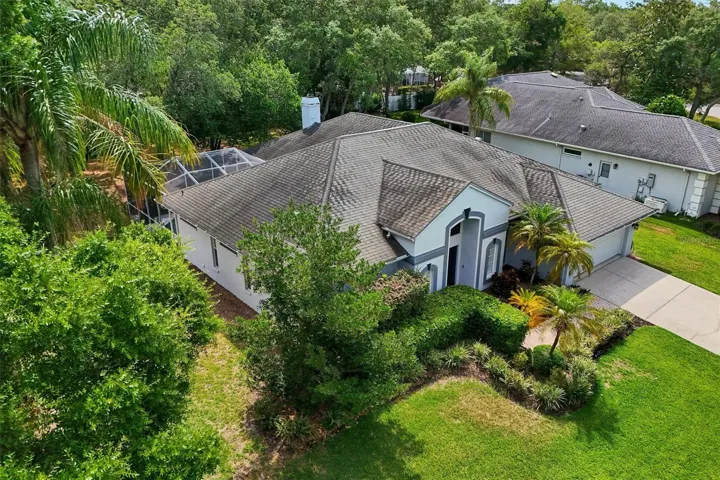 Drone view from side