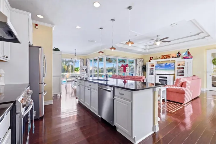 view from the kitchen