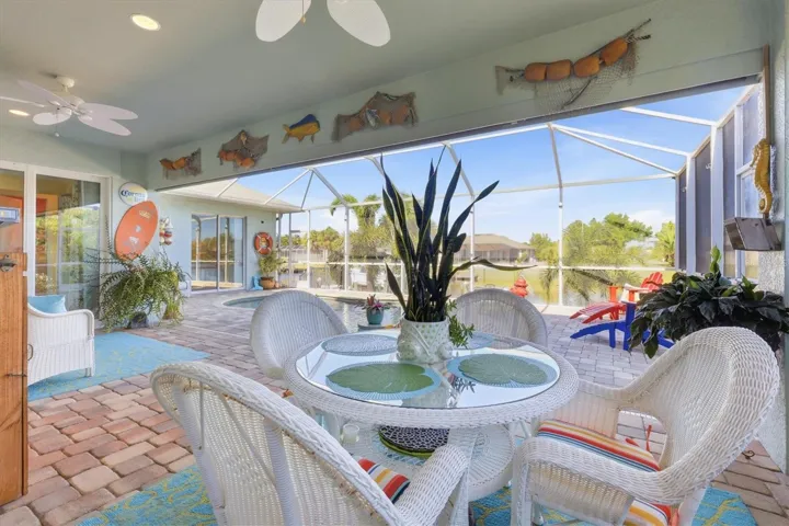 Pool and water views from your Lanai