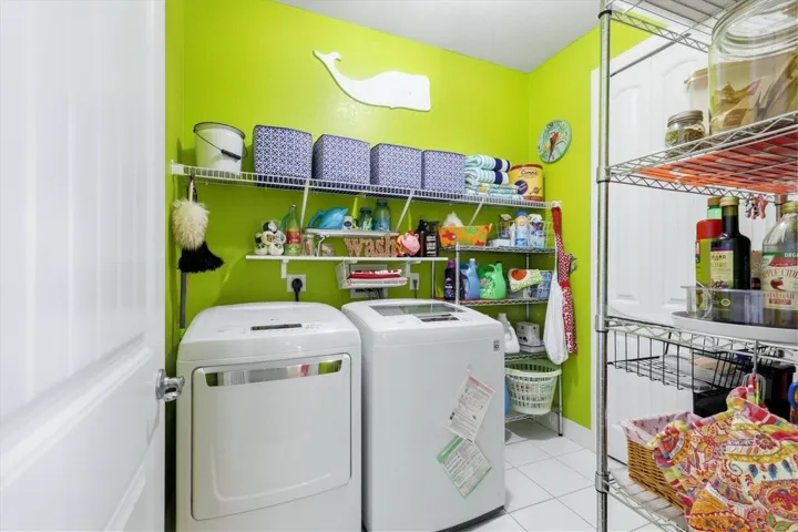Laundry room with large Pantry Closet