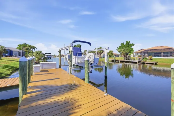 Oversized dock and lift