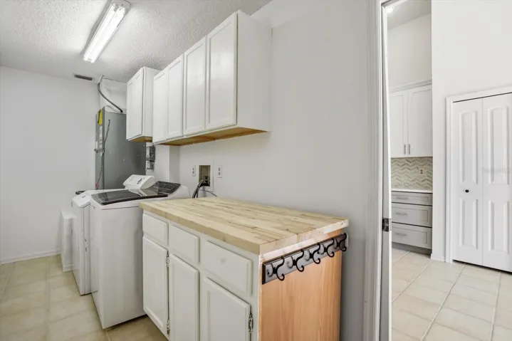 Inside laundry off of kitchen