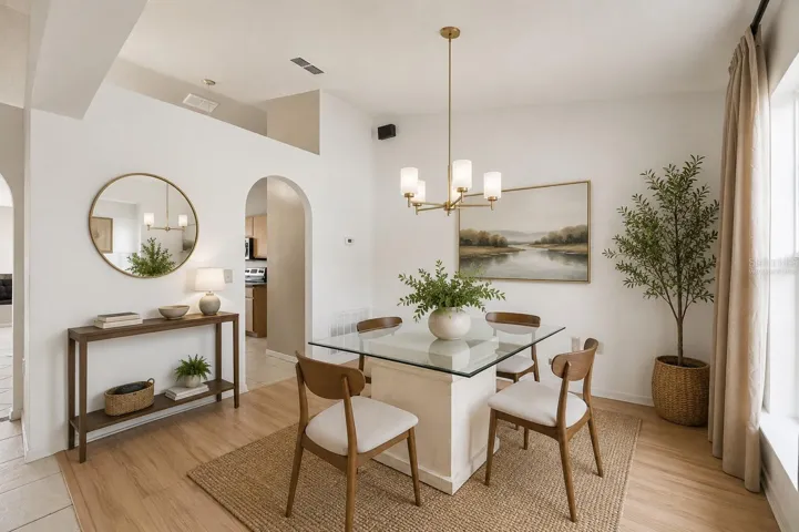 Dining Room Virtually Staged