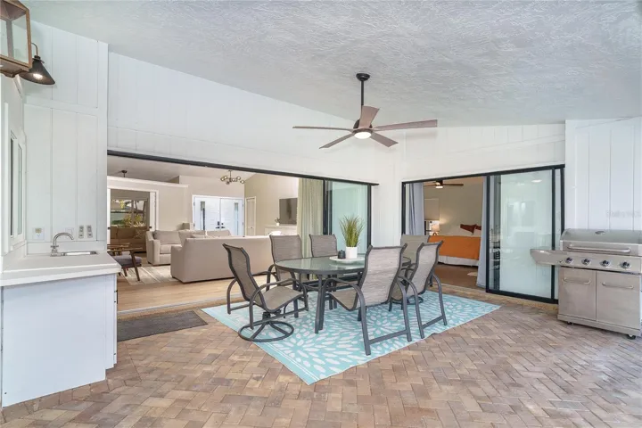Pocketed sliding doors enhance indoor/outdoor living!