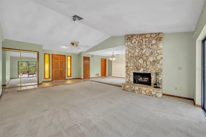 Living Room w/Fireplace