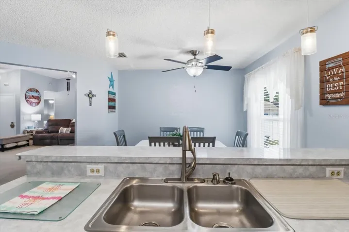 Double Basin Sink & Raised Breakfast Bar