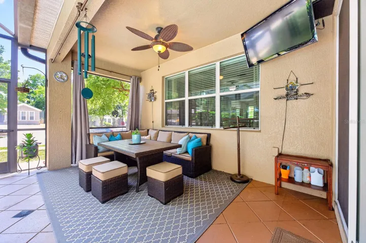 Covered Lanai.