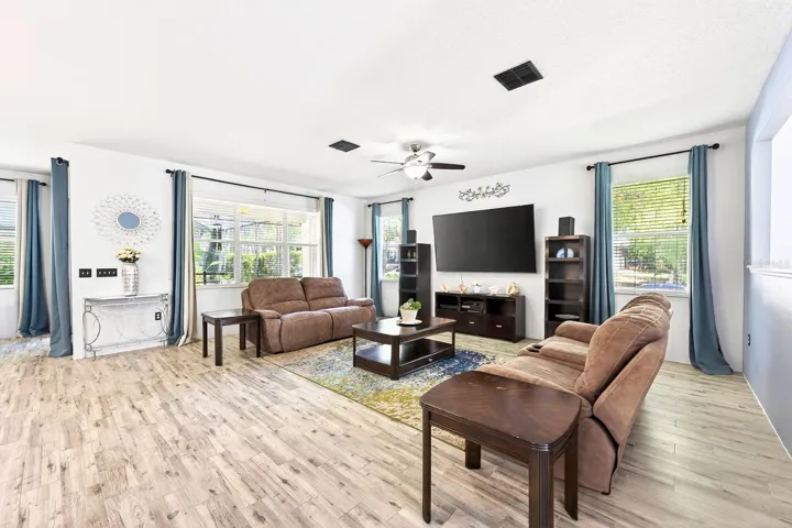 Light, bright open concept living.