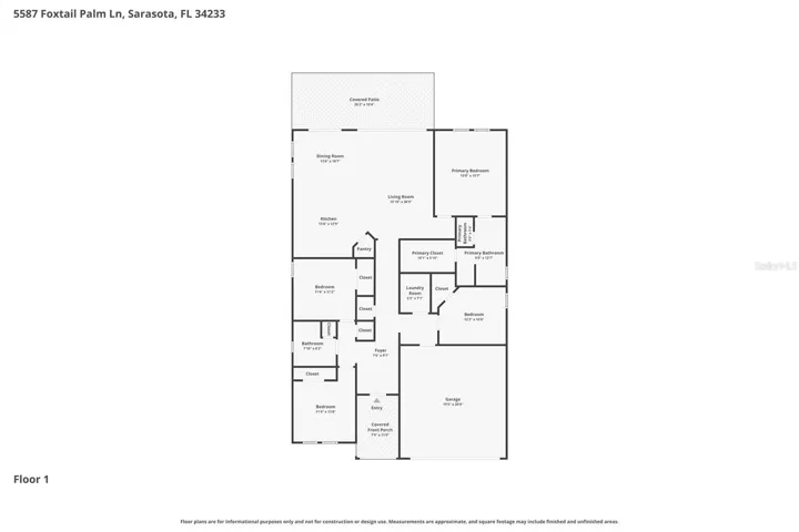 New Builders Style Floor Plan