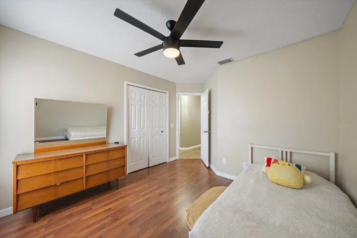 Bedroom 3 with built-in closet
