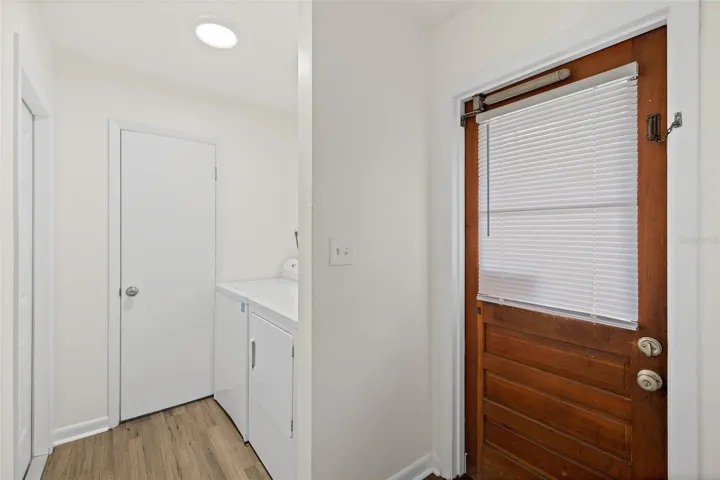 Laundry & Garage Access