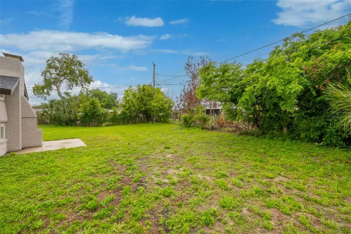 Private Yard with Mature Trees