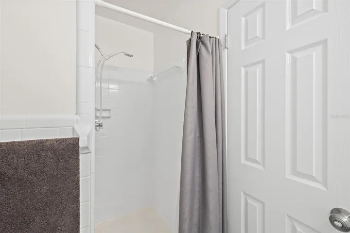 Walk-In Tiled Shower