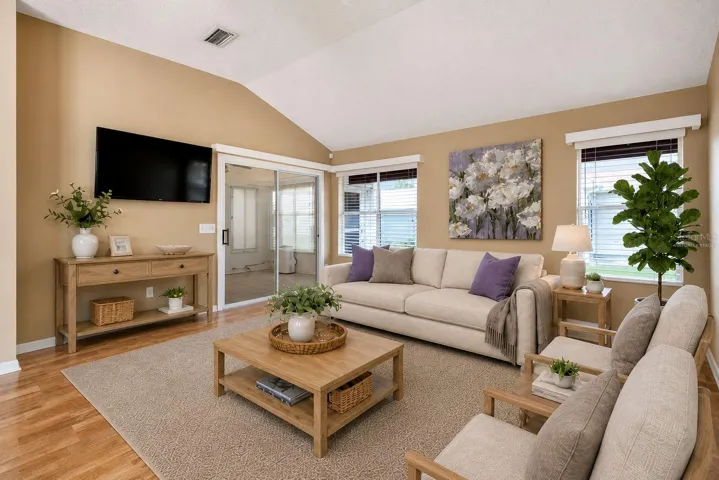 LIVING ROOM - Virtually Staged