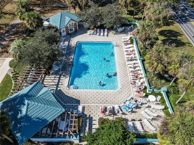AERIAL looking West -providing a closeup of the nearby Rio Grande Family Pool