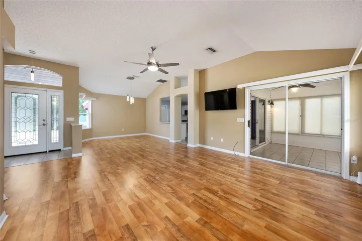 View from back of LIVING ROOM