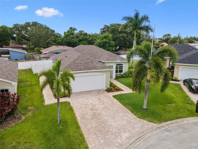 Paved Walkway and Driveway