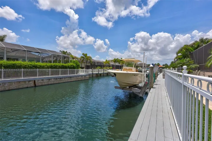 80' dock with water & electric