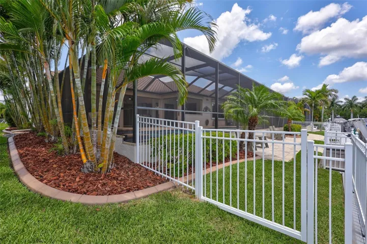 Fully fenced yard