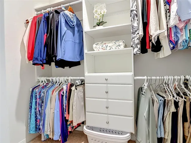 custom primary bedroom closet 1