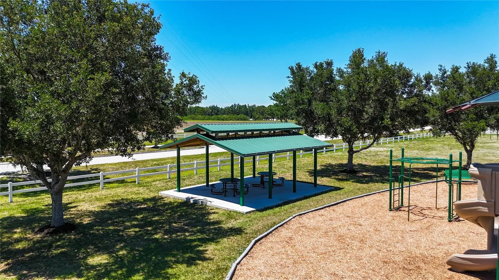 Foxbrook Picnic area adjacent to the playground