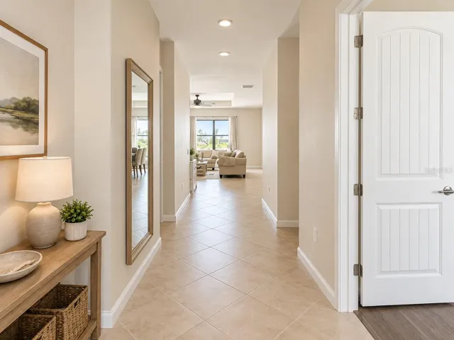 Bright spacious entry foyer