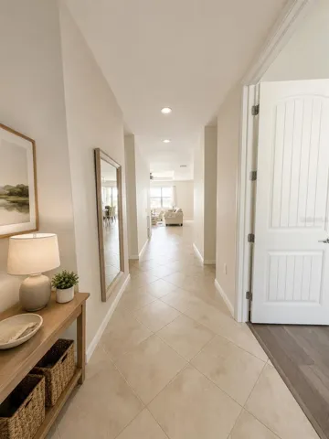 Welcoming Entry Hallway with Soaring Ceilings