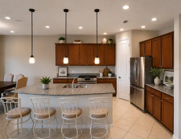 Chef-Inspired Gourmet Kitchen with Convection Oven with Induction Cooktop