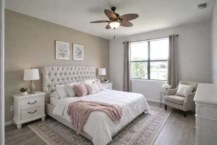 Primary Suite with Relaxing Pool & Sunset Views