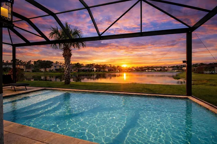 Stunning Lake Sunset Views from the Lanai