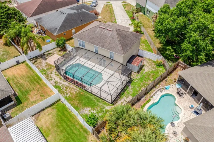 Spacious .20 acre, fenced lot.