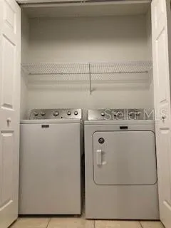 Washer Rm in Hall Closet