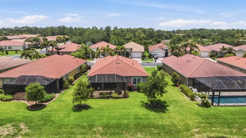 Sprawling backyard