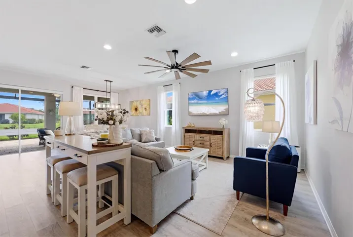 Living room on right as you enter