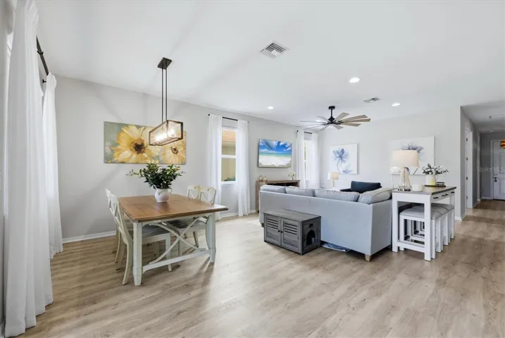 Living and dining room