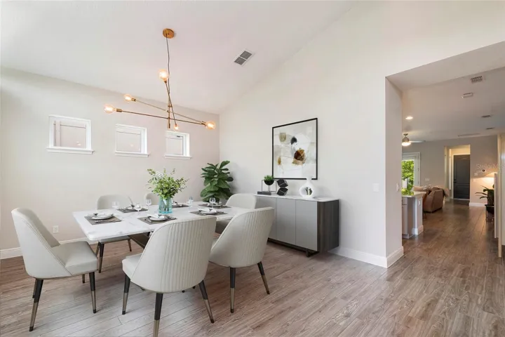 Virtually Staged as a dining room