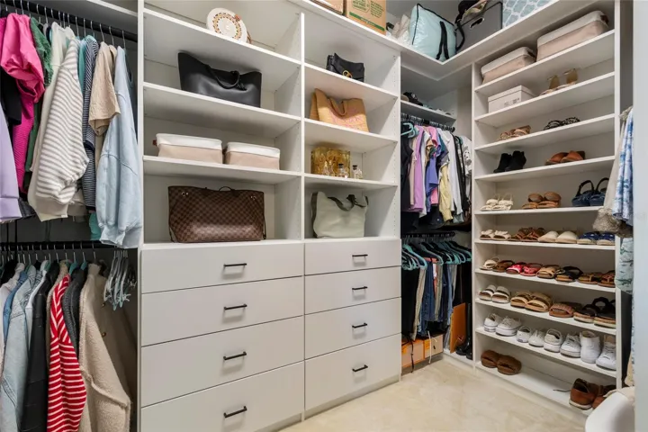 Primary Walk In Closet