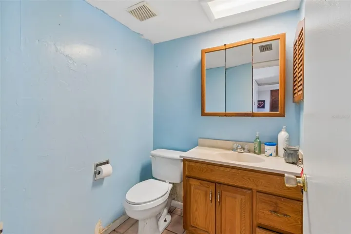 Half bath on first floor
